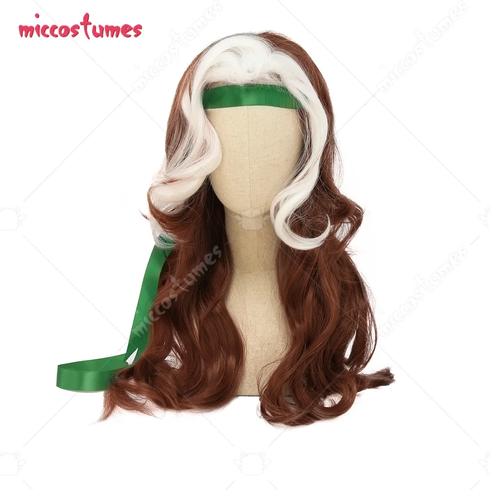 Miccostumes Women's Brown Curly Long Cosplay Wig for Halloween
