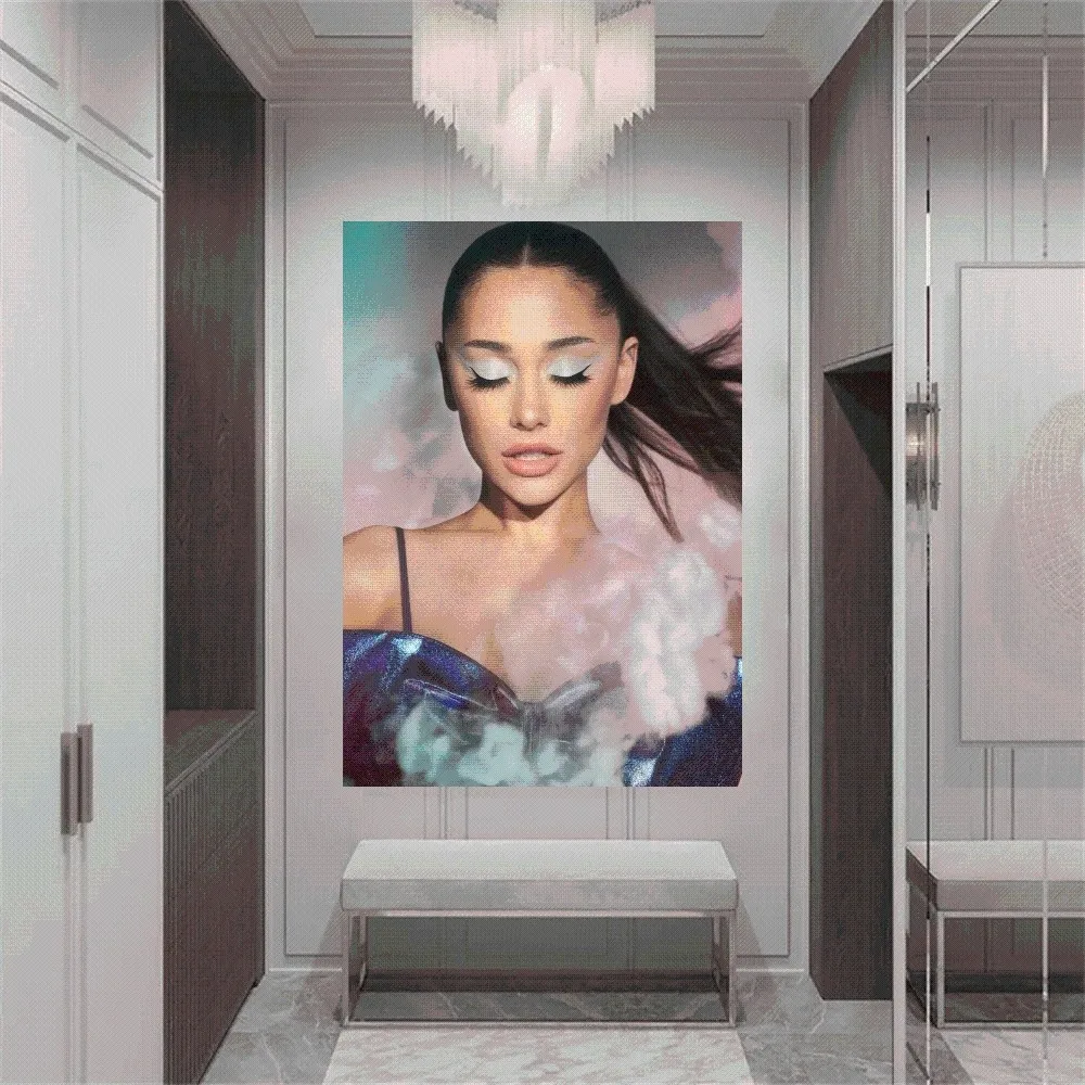 Singer A-Ariana Poster Home Office study Wall Bedroom Living Room Kitchen Decoration Painting