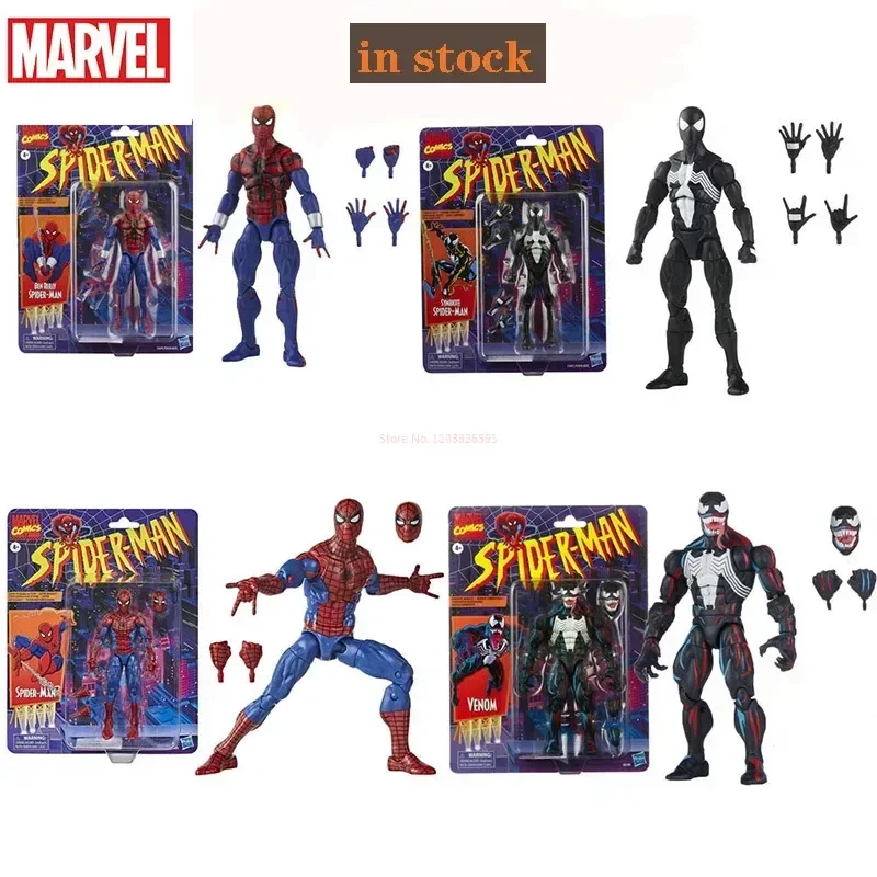

Marvel Legends Retro Spider Man 6 Inch Venom Action Figure Sdcc Limited Edition Venom Figures Collectibl Model Toys Gift