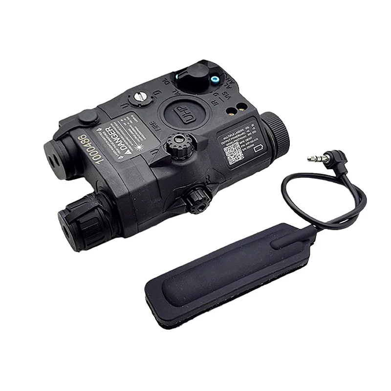 PEQ-15 Tactical Flashlight Ultra LED White With Red Laser Sight Aiming Pointer Hunting Rifle Scout Light Fit 20mm Rail