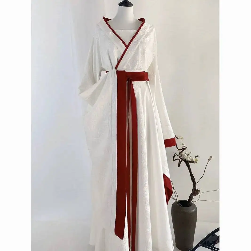 

Wei Jin Hanfu Set - Women's Han Dress with High-Waist Elegant Chinese Traditional Costume Outfit Hanfu Dress Woman
