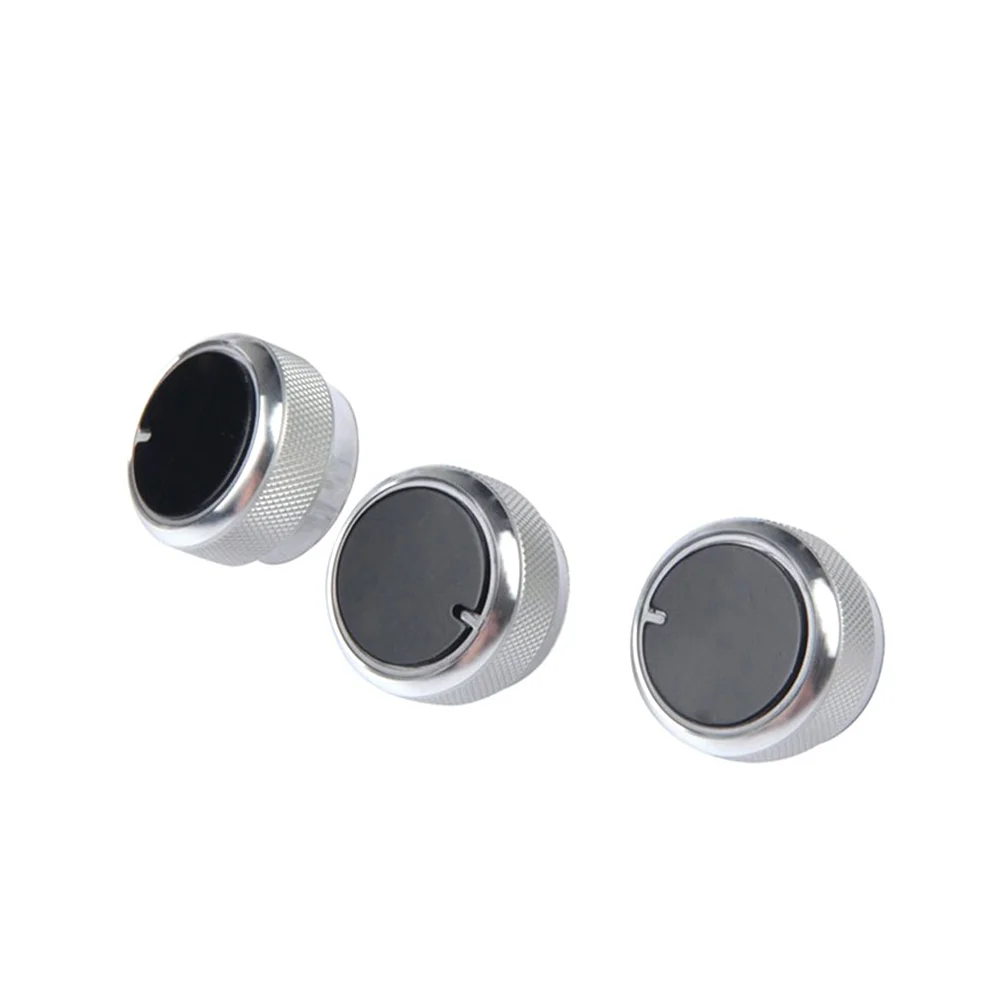 

3Pcs Air Conditioning Control AC Knob Fit for Focus 2 3 Mondeo Car (Silver) air conditioner for air conditioner control