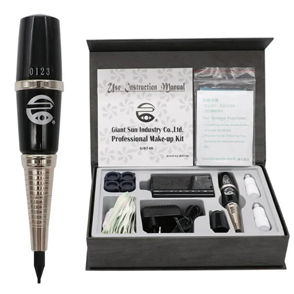 Popolare macchina da ricamo per tatuaggi e macchina per tatuaggi per sopracciglia Set di macchinette per tatuaggi Giant Sun 9740