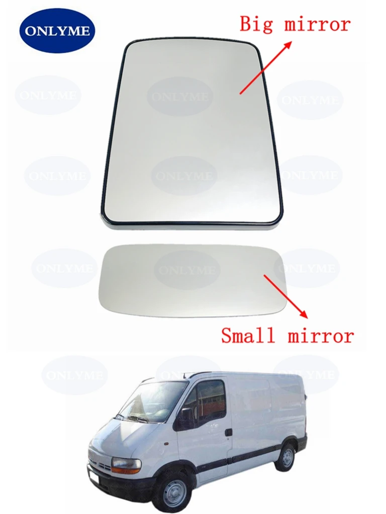 Car Van Convex Mirror Glass For Renault Master /Opel Movano Arena 1995 1996 1997 1998 1999 2000 2001 2002 2003 /Trafic 1994-2001