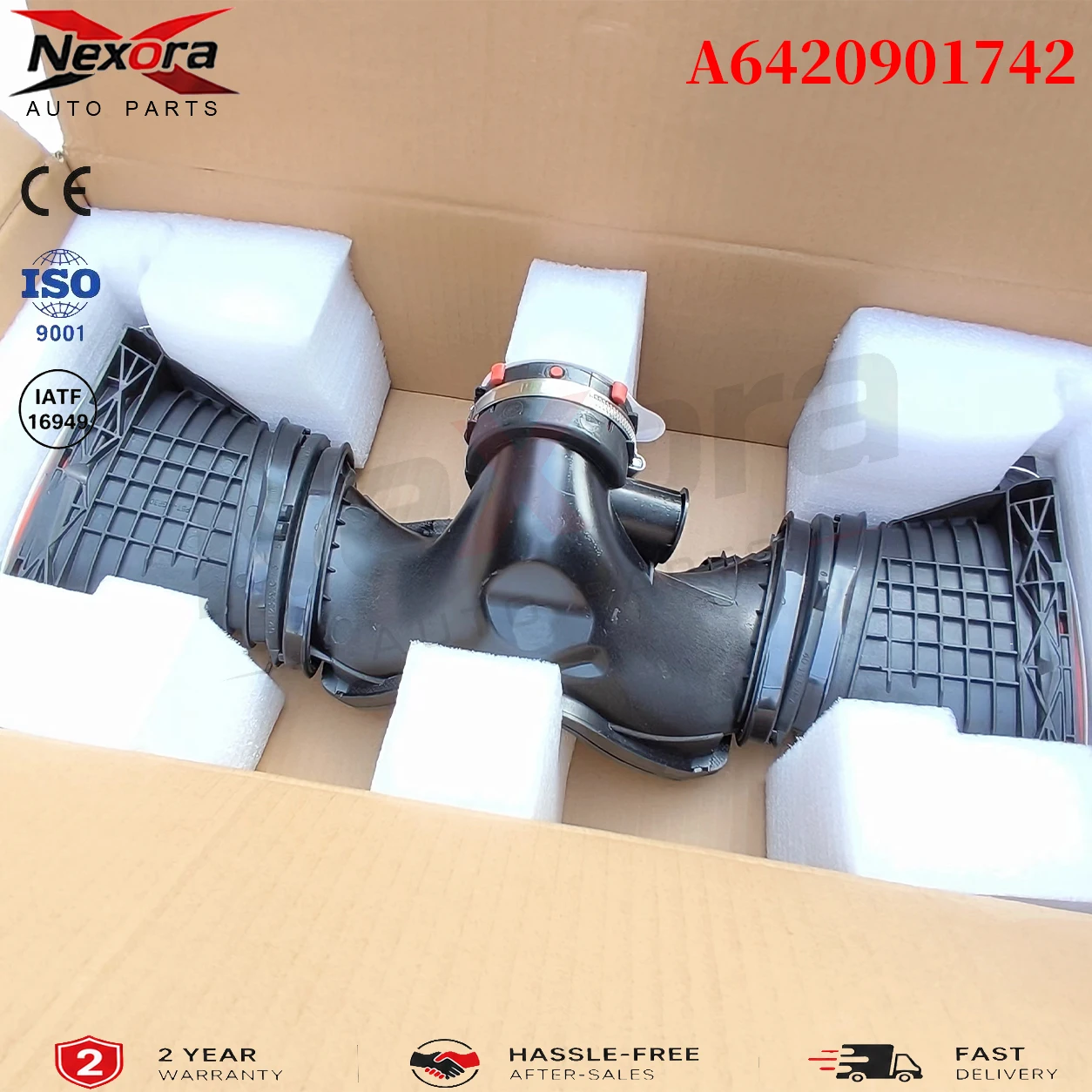 New 6420901642 Air Mass Sensor Intake Pipe 4/5 Pin A6420902242 A6420901742 For Mercedes-Benz C E G ML Class ML280 C320 E280 G320
