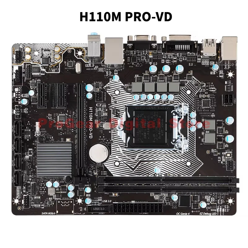 

Used for MSI H110M PRO-VD LGA1151 DDR4 Micro-ATX Motherboard for Intel 6th Gen Core i7/i5/i3/Pentium/Celeron CPUs