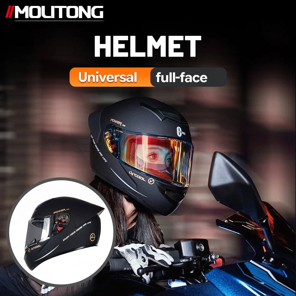 motorcycle-helmet-full-face-anti-fog-orange-lens-with-electric-sun-visor-dual-lens-lightweight-abs-shell-dot-approved-breathable