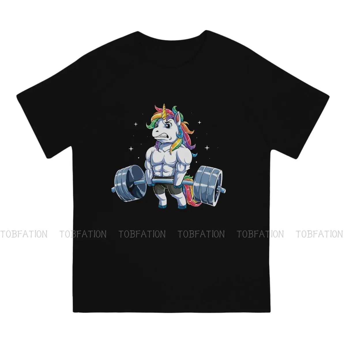 Unicorn Weightlifting Special TShirt Bodybuilding Pumping GYM Muscle Training Crossfit Creative T Shirt Stuff Hot Sale