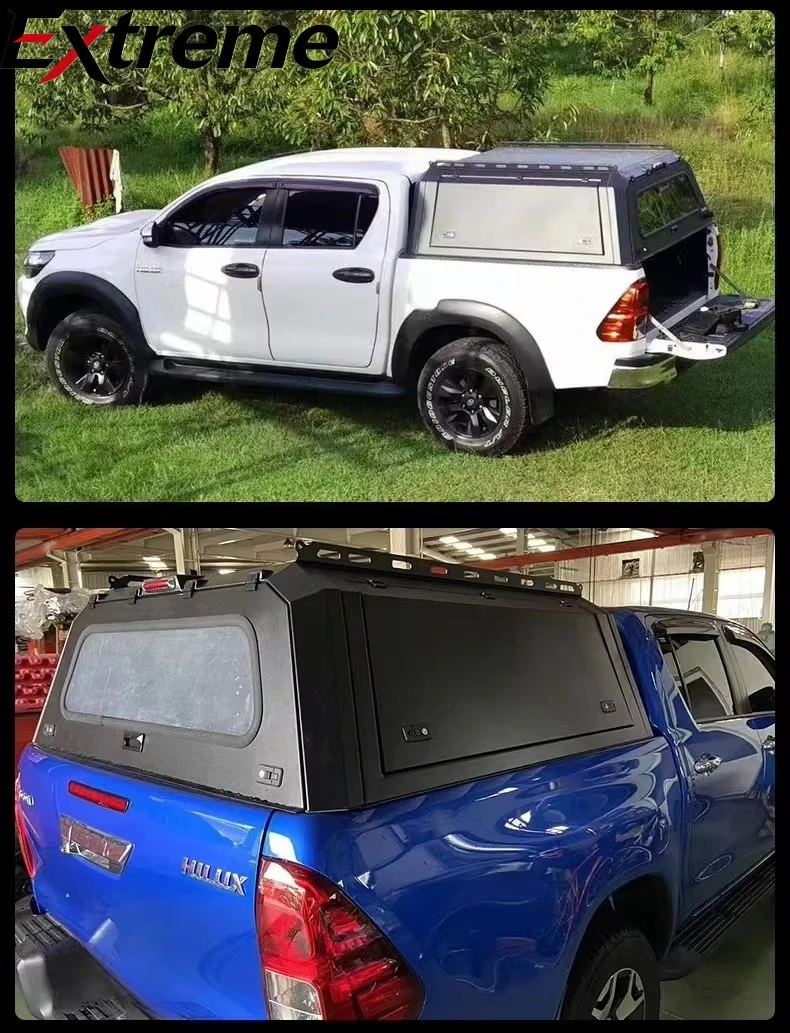 Pickup Truck Topper Hardtop with Emergency Recovery Board Hard Top Navara Canopy Fit for Toyota Hilux