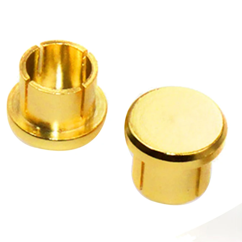 8Pcs Gold Plated RCA Protection Cap Plug Short-Circuit Socket Phono Connector Shielding Plug Socket Protection Cover Cap