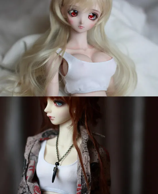 

BJD Doll Vest White Imitation Dyed Small Corset Vest Underwear For 1/3 1/4 BJD SD DD MSD MDD SD13 SD16 SD17 Doll Accessories