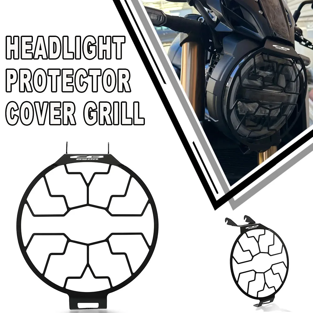 2023 For HONDA CB650R CB 650 R CB1000R 2018 2019 2020 2021 2022 Moto Headlight Head Light Guard Protector Cover Protection Grill