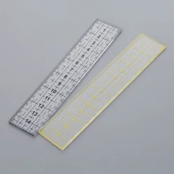 1Pc Patchwork Essential Tools Acrylic Quilting Patchwork Foot Sewing Aligned Ruler Grid Cutting Edge Tailor Sewing Measure Ruler