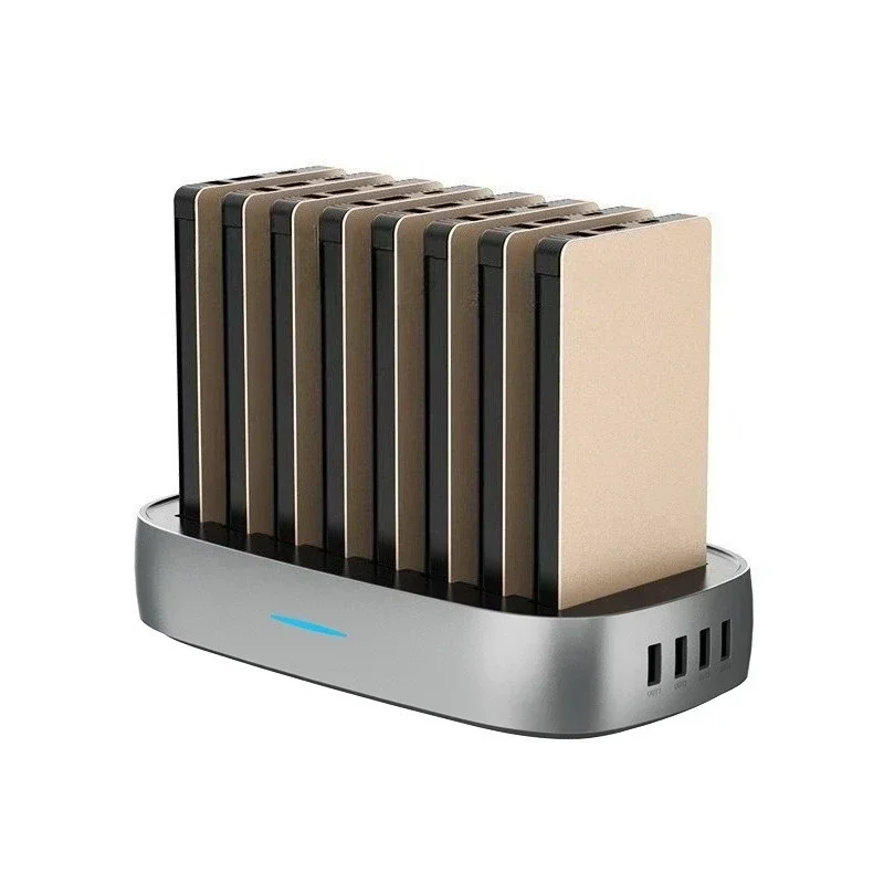 Power Bank Multi Device Hotel Office Commercial Charging Station with  8 Ports Charging Station  Standard Fast Charging