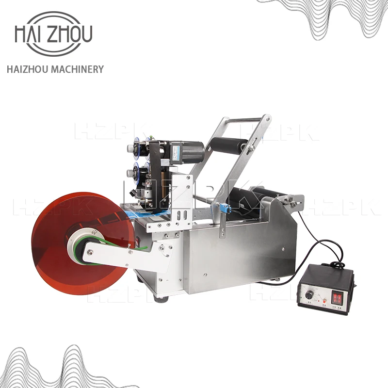 

HAIZHOU Semi-Auto Round Bottle Labeling Machine Precise Labeling for Various Round Bottle Types (With coding) MT-50C