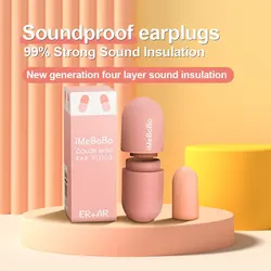 Sound-proof Sleeping Earplugs, Special Soft Dumbbells Rebound Slowly, Students' Noise Protection, Earplug Anti Ronco.