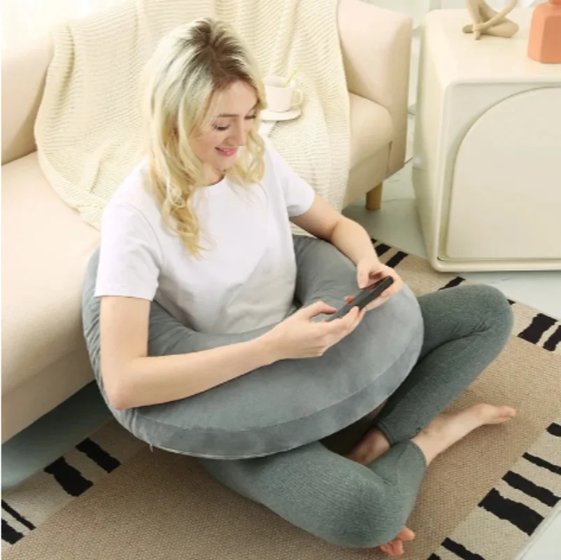 Reading Gaming Pillow Adult Crocheting Pillow to Support Your Arm Portable Desk Soft Skin-Friendly for Watching TV Breastfeeding