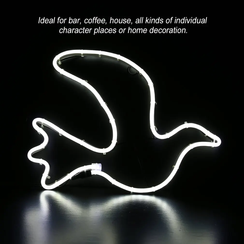 Papai Noel Forma Animal Night Light, Design Bonito, Decorações Da Parede Do Quarto, Home Love Ornament, Bar De Café Mural Artesanato