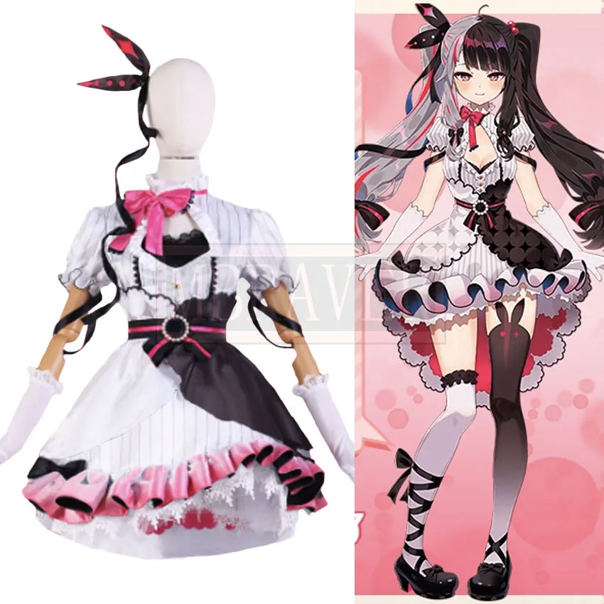 VTuber Hololive Yorumi Rena Cosplay Costume Uniform Christmas Halloween Custom Made Any Size