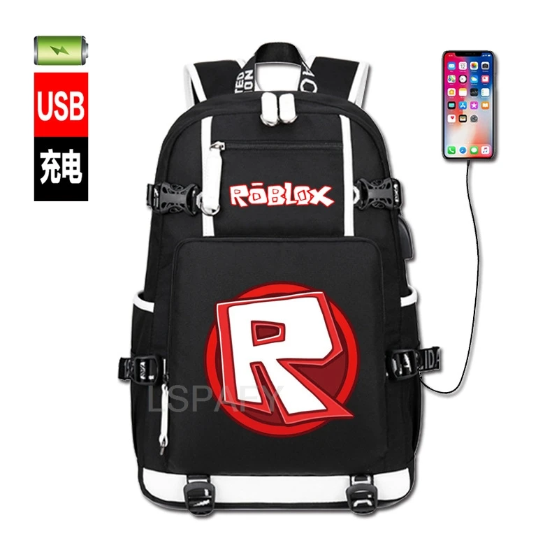 ROBLOX RED NOSE DAY Peripheral Backpack Student Schoolbag Computer Bag Backpack Birthday Gift for Girls Kids Boys