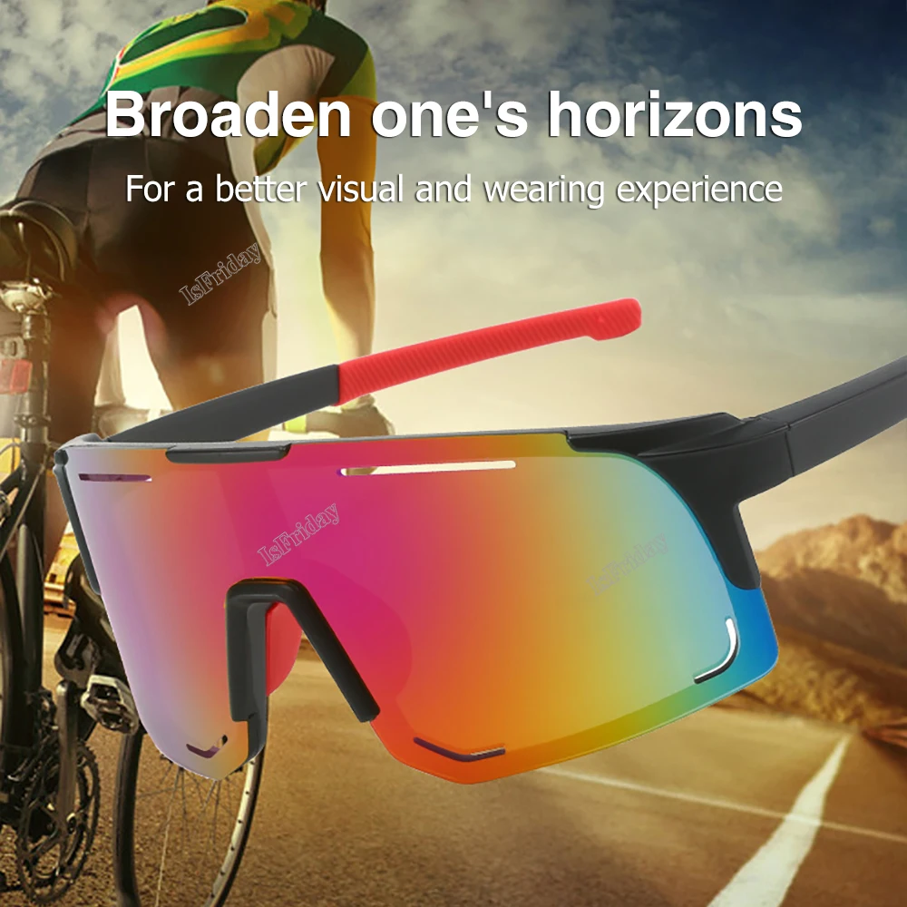 1PCS Mtb Cycling Sunglasses Men Women Bike Accessories UV Protection Windproof Glasses For Running Hunting Fishing Hiking Tool