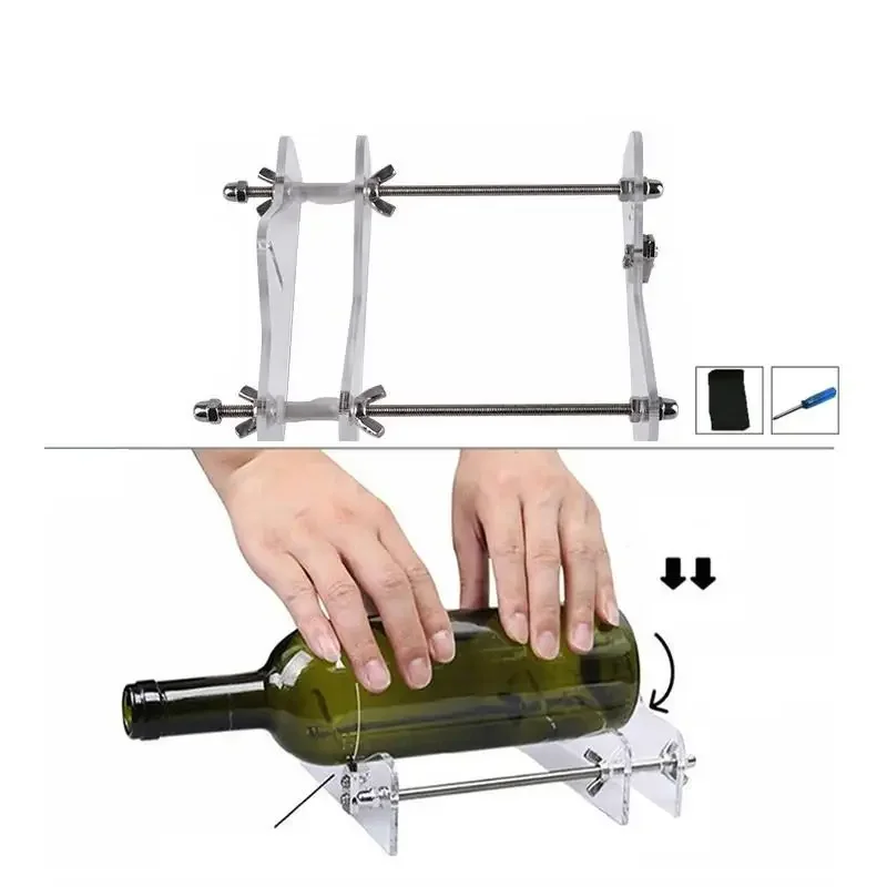 Professional for Beer Bottles Cutting Glass Bottle-Cutter DIY Tools Machine Wine Cup Cut Acrylic Round Bottle Cutter