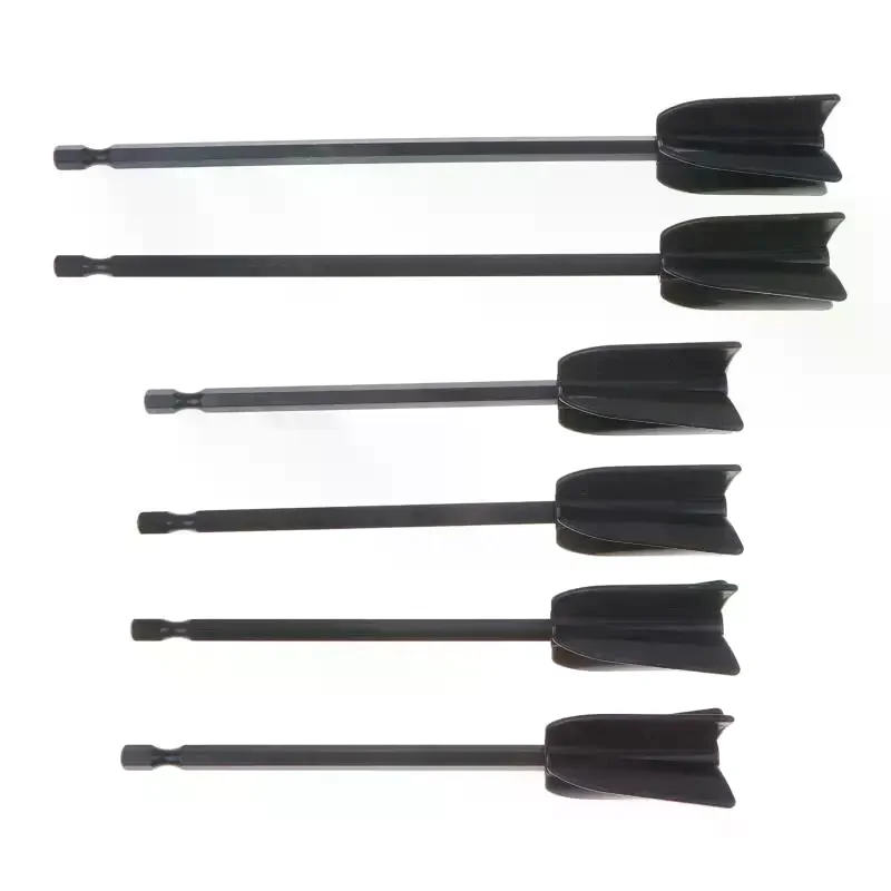 /TPz/​​Epoxy Mixing Sticks Drill Paint Stirring Rod For Resin Latex Oil Paint Multifunction Putty Mixer Attachment 6Pcs