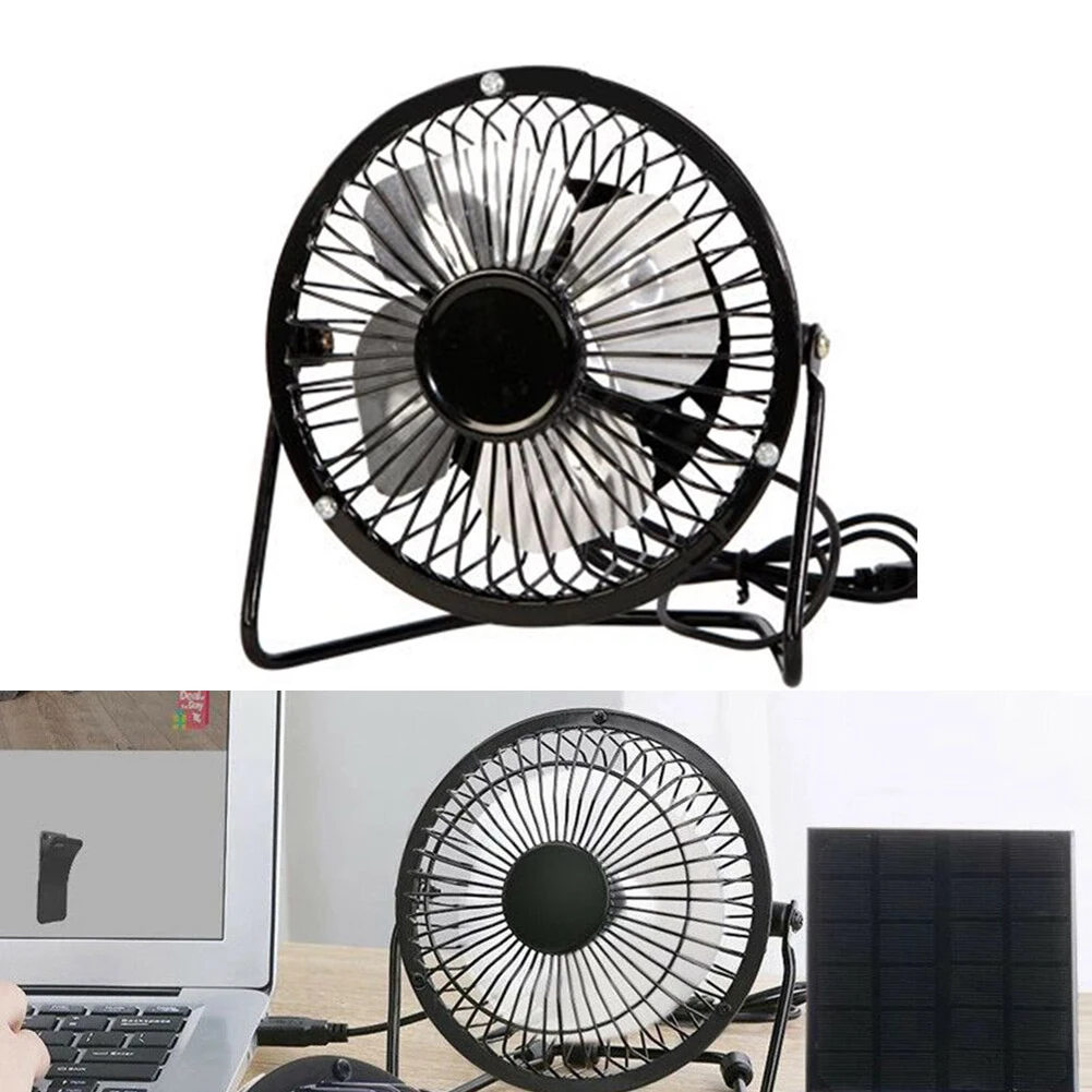  USB Powered Desktop Fan 4 Inch Home Office Desktop For 360 Degree Rotatable Portable Electric Fan With Switch ON/OFF Cable