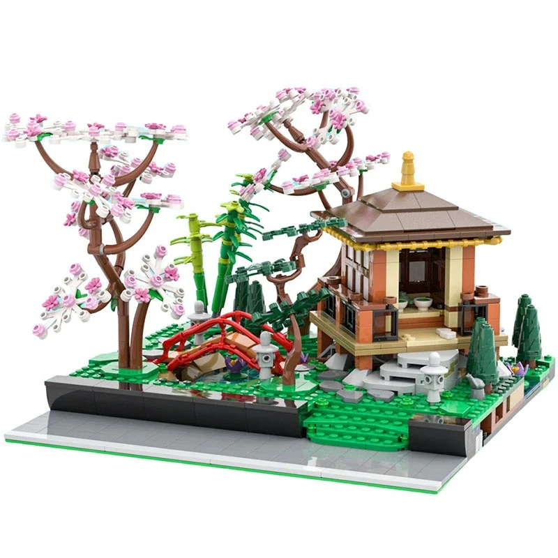 1125 pièces MOC modulaire tranquille jardin modulaire modèle blocs de construction jouet cadeau de noël Construction bricolage brique enfants anniversaire