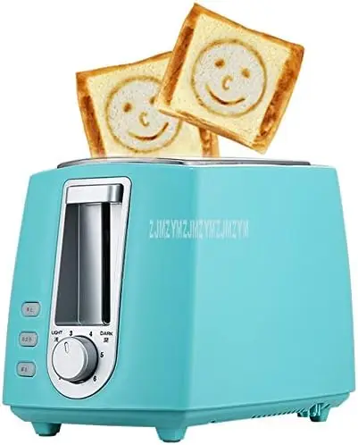 

Mini Waffle Maker,Bread Baking Oven Machine ， 6-Gear Adjustable Electric Toaster Household Automatic Breakfast Toast Sandwich Ma