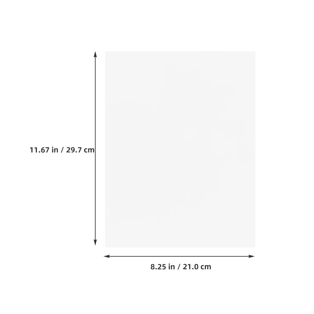 10 Sheets Transparent Plate Making Film Printing Supply Photo Studio Printer Paper Transparency High Definition Super