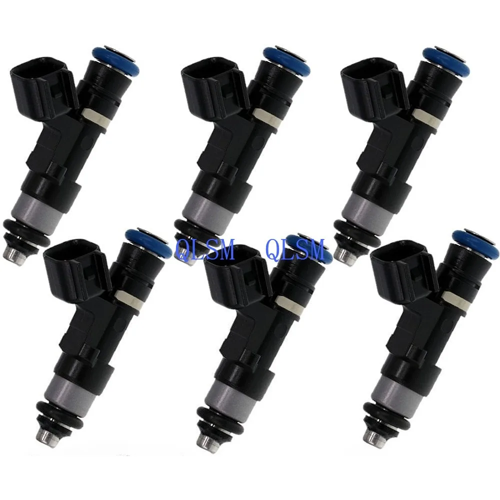 

6PCS Fuel Injector 0280158056 5L2Z-9F593-DA 5L2E-DIA FJ765 for 2005 Ford Explorer Sport Trac 4.0L V6 05 Premium Car Accessories