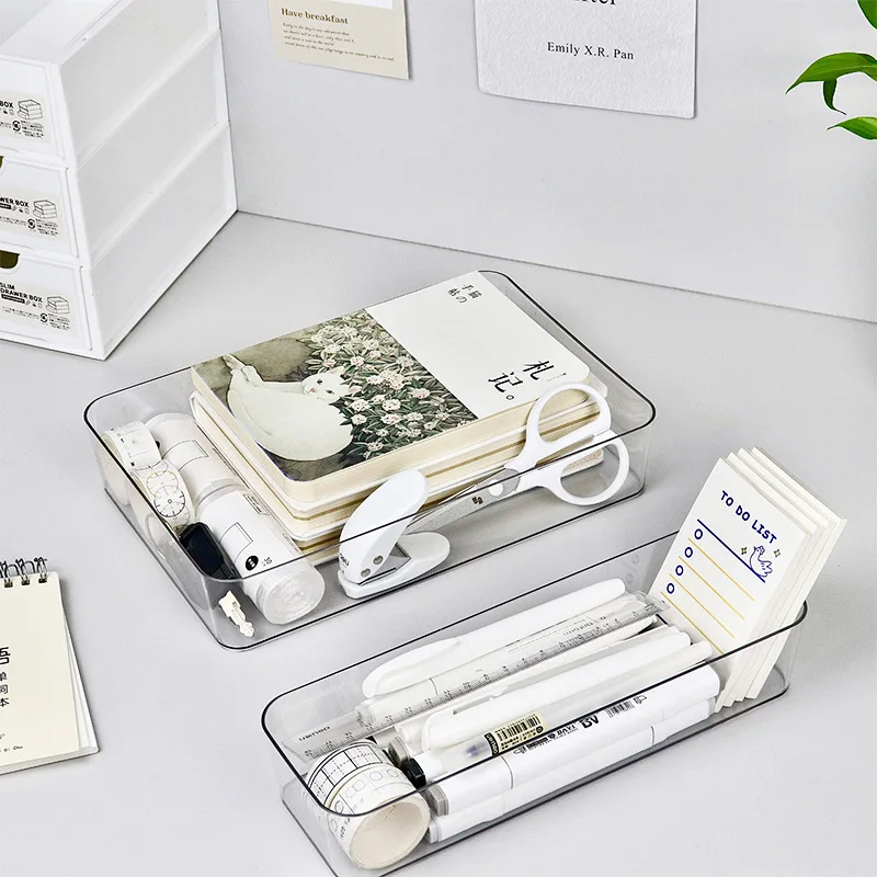 Clear Drawer Organizer Set 4