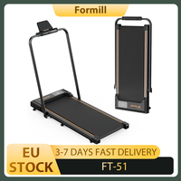 Formill FT-51 2-in-1 Walking Pad Treadmill, 2.5 HP Motor, Folding Treadmill up to 10 km/h, with LED Display and Remote Control
