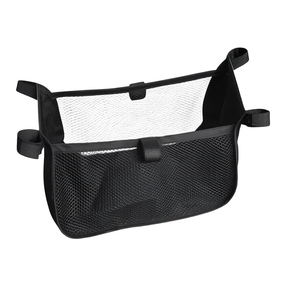 For Stroller-Compatible Bottom Storage Basket - Oxford Fabric Organizer Bag for Baby Gear 30x25.5x15cm Dimensions
