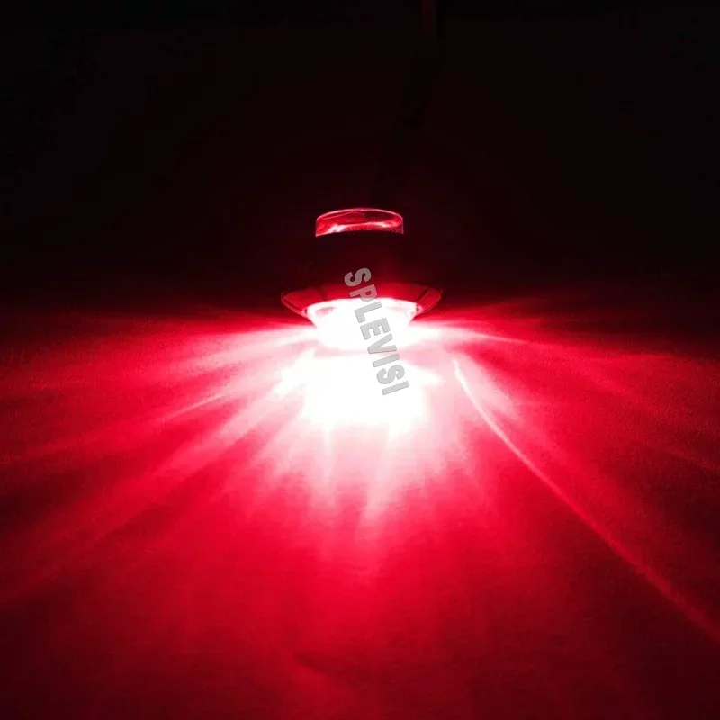 10x IP67 Waterproof Marine Boat Red LED Lights, Utility Navigation Lights Deck Courtesy Lights 12V for Yacht Boat Pontoon Kayak