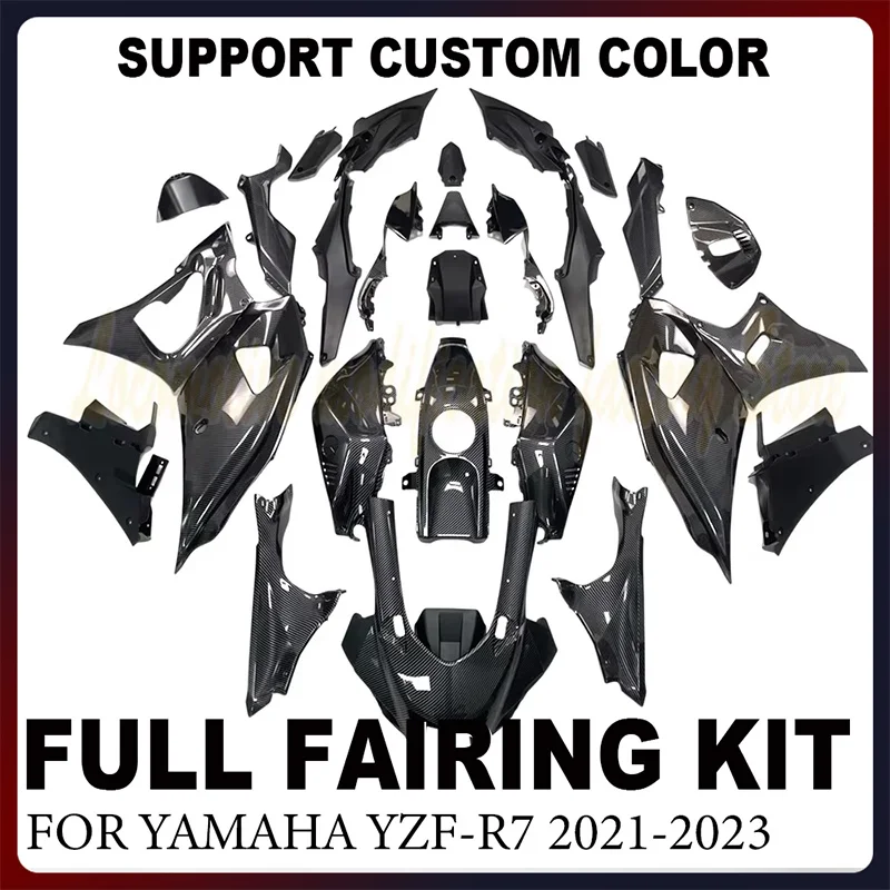 For Yamaha YZF-R7 YZFR7 2021 2022 2023 Motorcycle Fairing Kit Carbon Paint ABS Plastic Full Body Kit