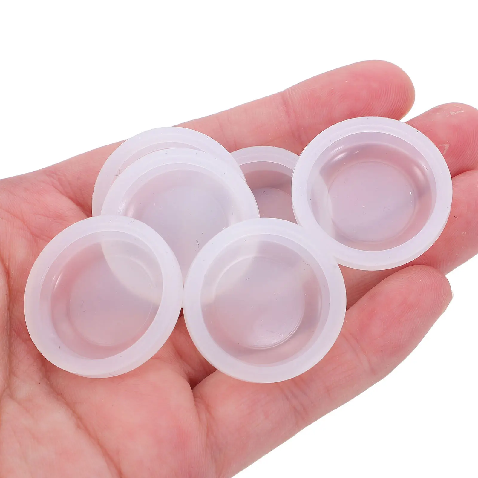20Pcs Universal Silicone Button Switch Cover Waterproof Transparent for Outdoor Industrial Applications Cover Button Protector