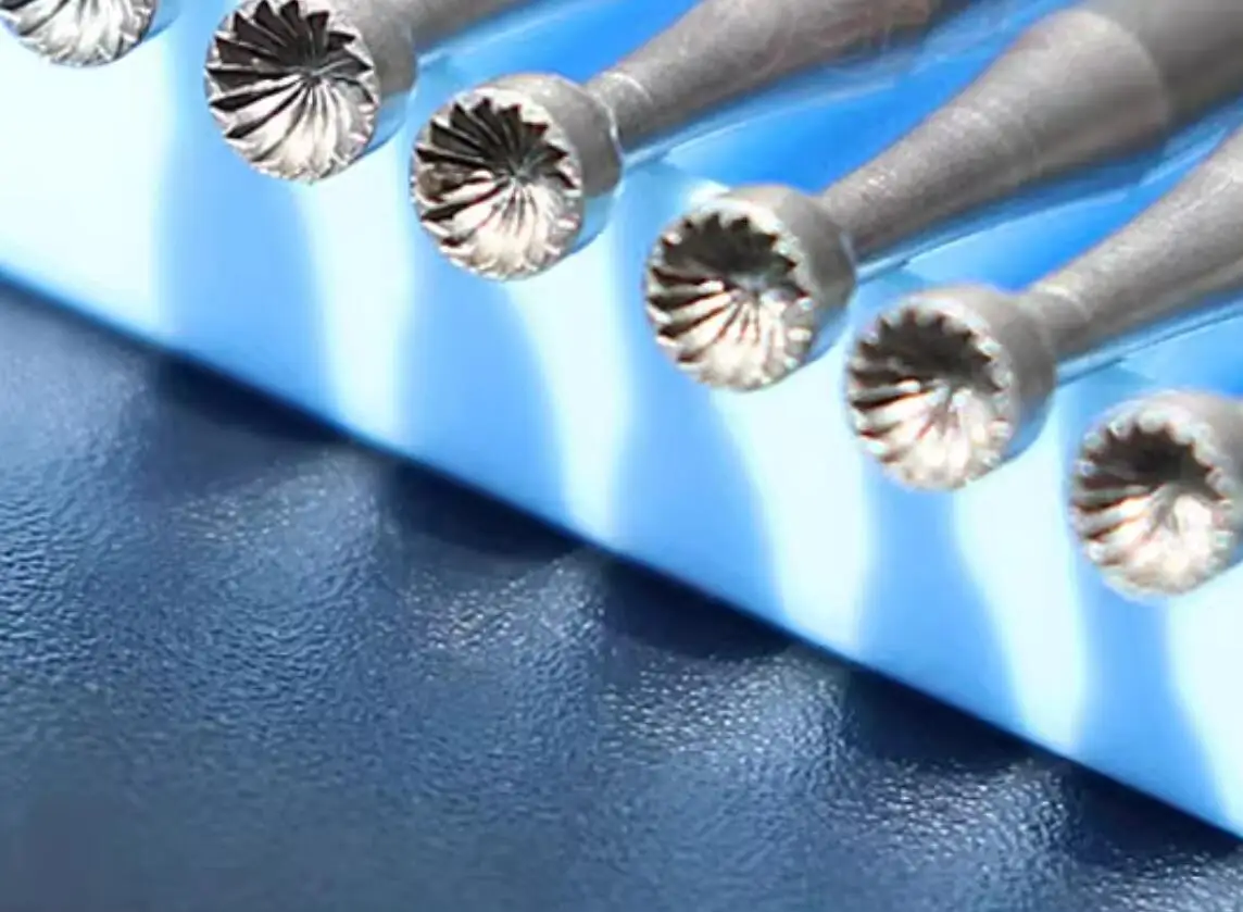 L33A_6 Uds. Juego de rebabas de copa redonda, fresas para hacer joyas con vástago de 3/32 pulgadas, brocas redondas de alambre de precisión para metalurgia y artesanía Ro