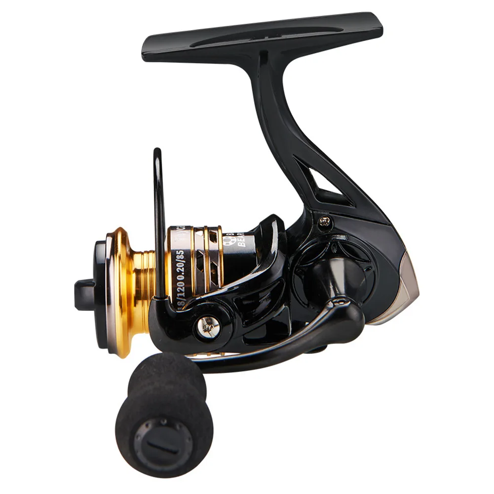 بكرة صيد معدنية بكرة صيد دوارة 4.8/1 نسبة تروس لجميع الأغراض بكرة صيد دوارة لصيد سمك الشبوط البحري