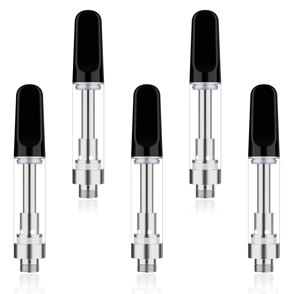 Sakkrrua TH206 Glass Heating Element Accessory for long mada, 1.0ml, Black (1 Set - 5Pcs)