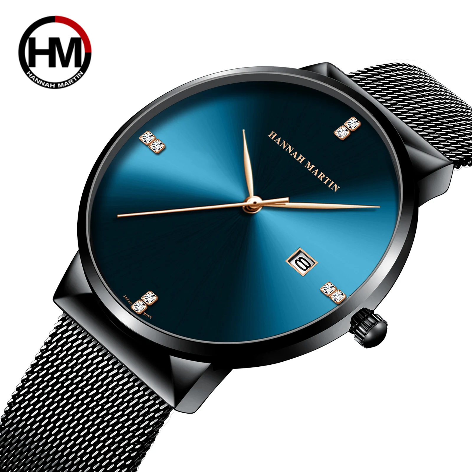 Men Watch Stainless Steel Classical Business Waterproof Top Brand Luxury Quartz Movement Wristwatches Calendar Relogio Masculino