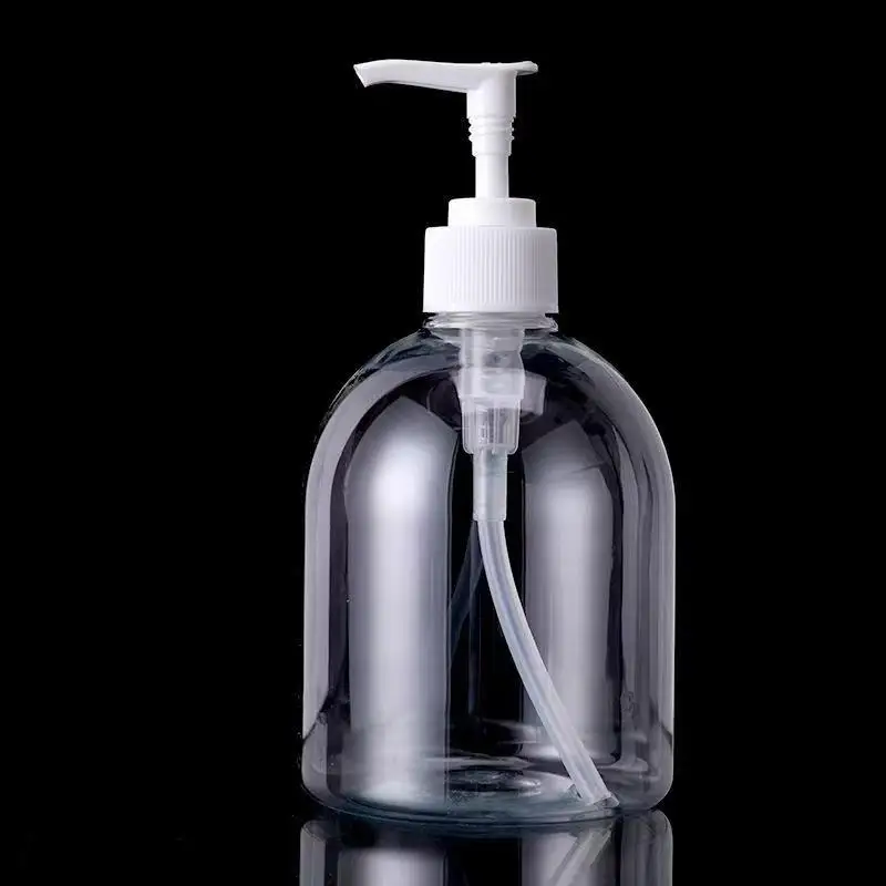 Nachfüllbare Duschgel-Pumpflasche 1 Stück 300ml 500ml Transparenter Leerer Spender für Shampoo Lotion Zuhause Badezimmer Reise – Detail 10