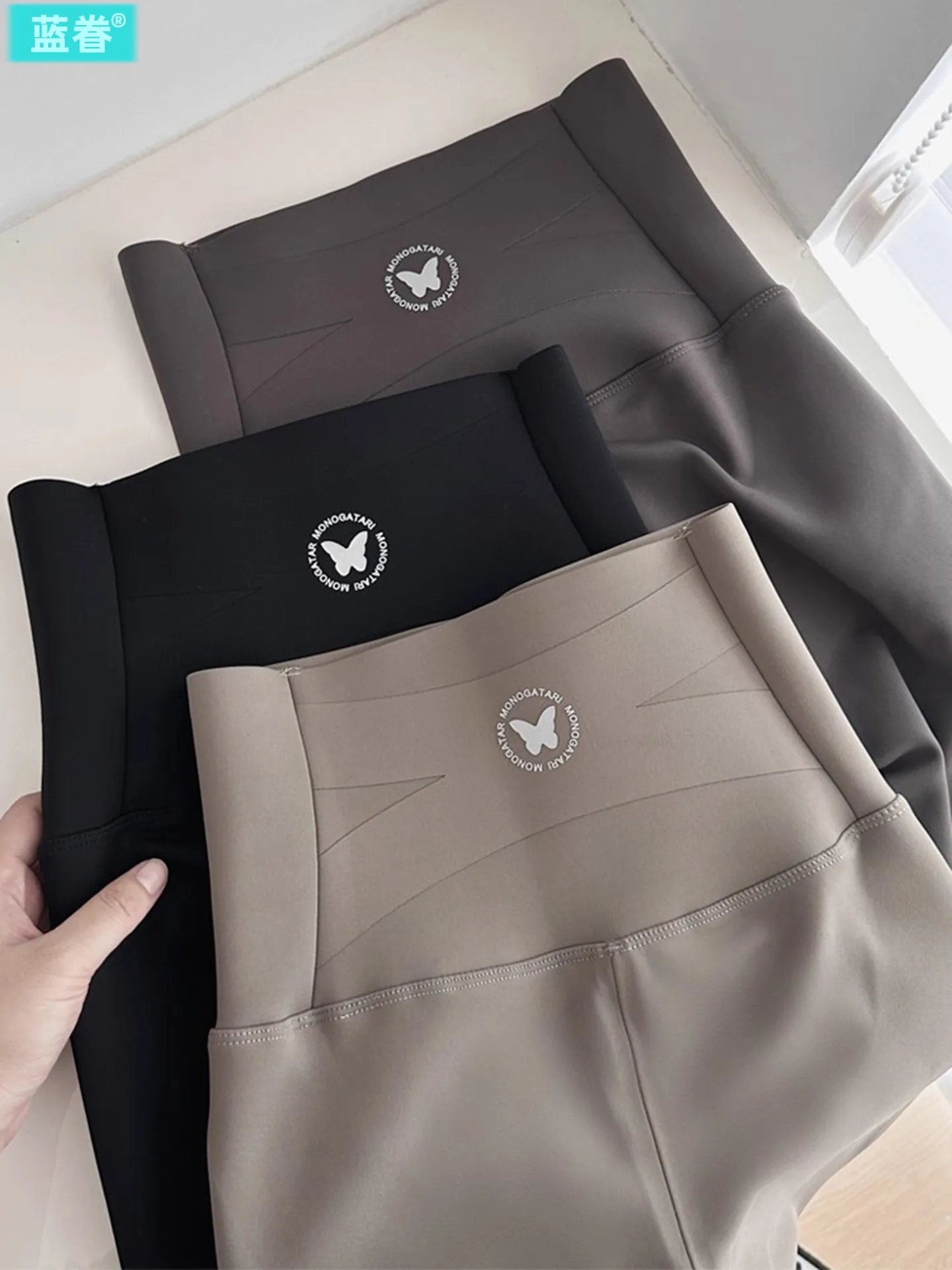 

Женские штаны для йоги Thiened Fce из ковчьей кожи, дизайн с контролем живота, подтягивающая ягодицы, осенне-зимняя верхняя одежда, теплые леггинсы