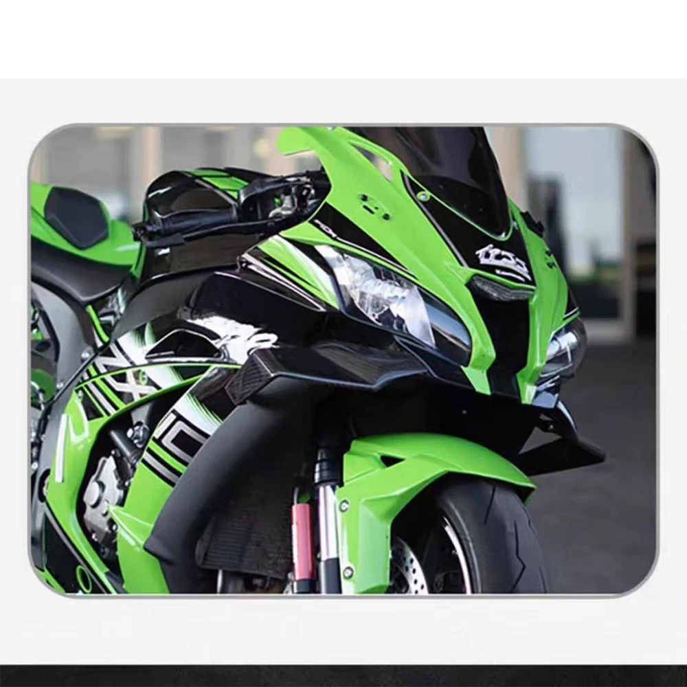 

For Kawasaki ZX-10R 2011-2019 motorcycle Accessorie Fixed wing ABS side spoiler, aerodynamic wing side small wing ZX10R Kit