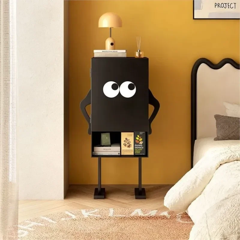 Nightstand Designer Childish Longfoot Monster Cabinet Entryway Bucket Sofa Sideboard Robot Metal Creative Narrow Cabinet