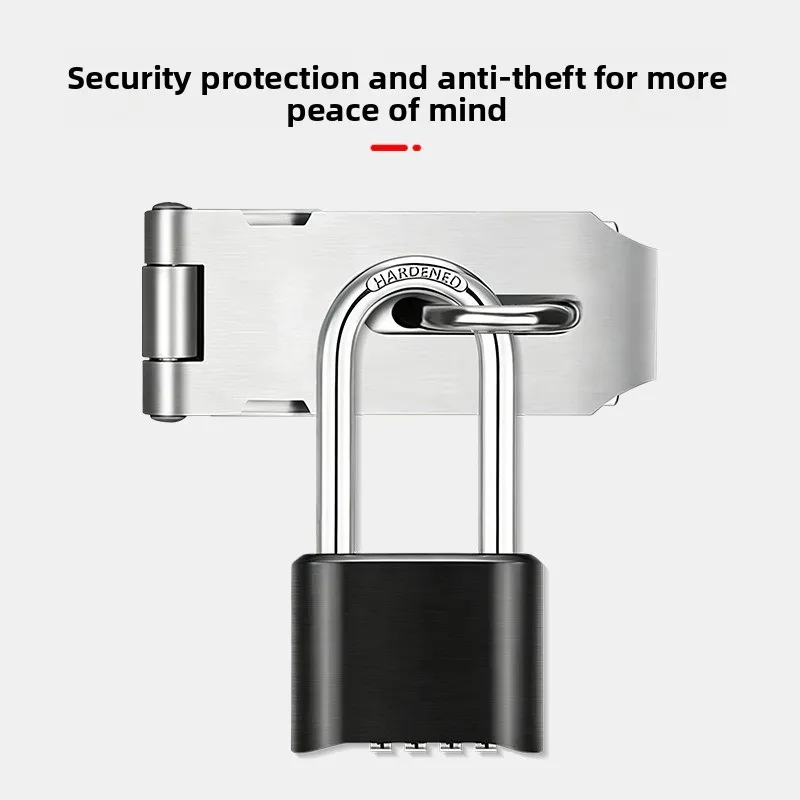 4-Digit Combination Lock Waterproof Heavy Duty Padlock for Gym Locker Gate, Fence Warehouse, Cabinet, High Security Outdoor Lock - view 3