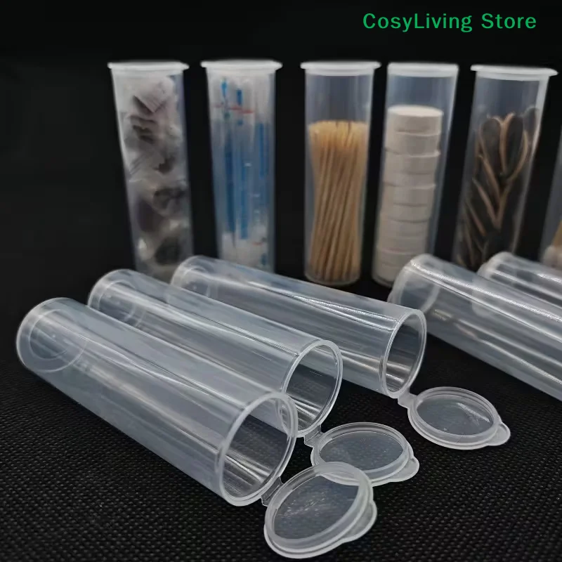 2/4/6Pcs Portable Toothpick Holder Swab Storage Box With Lids Travel Organizer For Swabs Makeup Brushes & Small Essentials