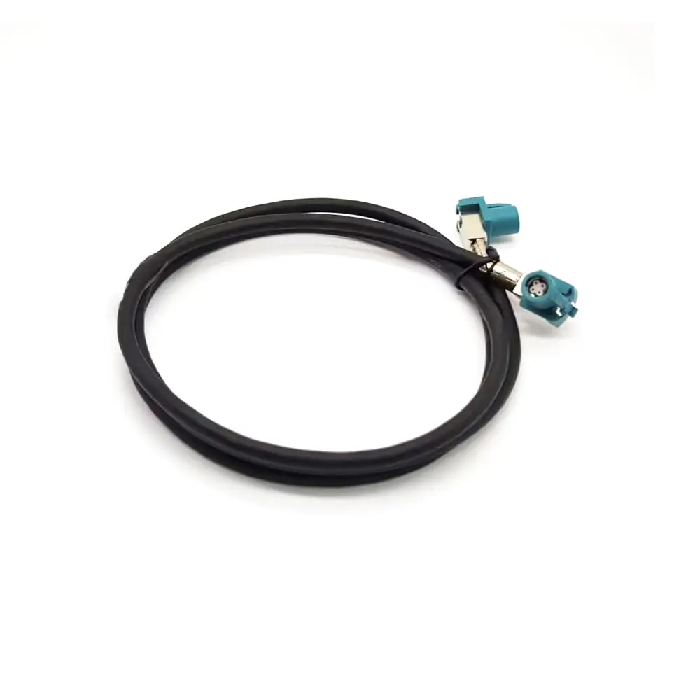 FAKRA HSD LVDS 4 Pin Cable Compatible with AUDI BMW MERCEDES RENAULT CITROEN PEUGEOT 1M