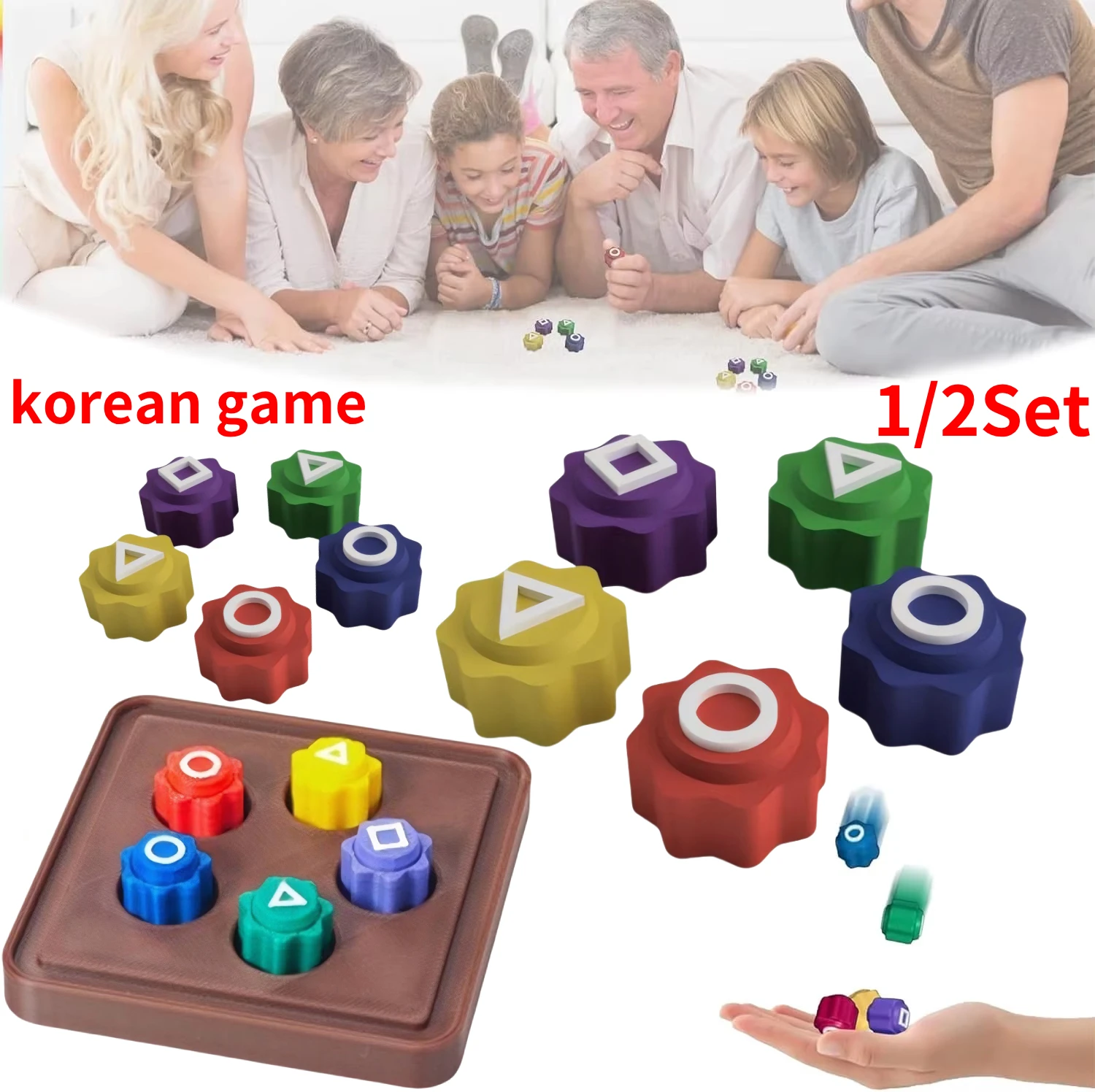 5/10PCS New gonggi quid Game korean game stones set,Korean Traditional Play Game Gonggi Jack Stone Pebbles Set w/Round Case